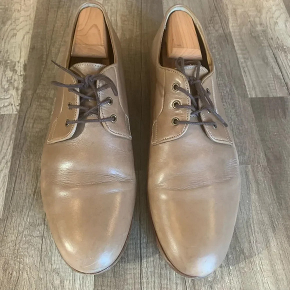 A.P.C apc shoes size 45/ 12 brown tan derby - Picture 5 of 8